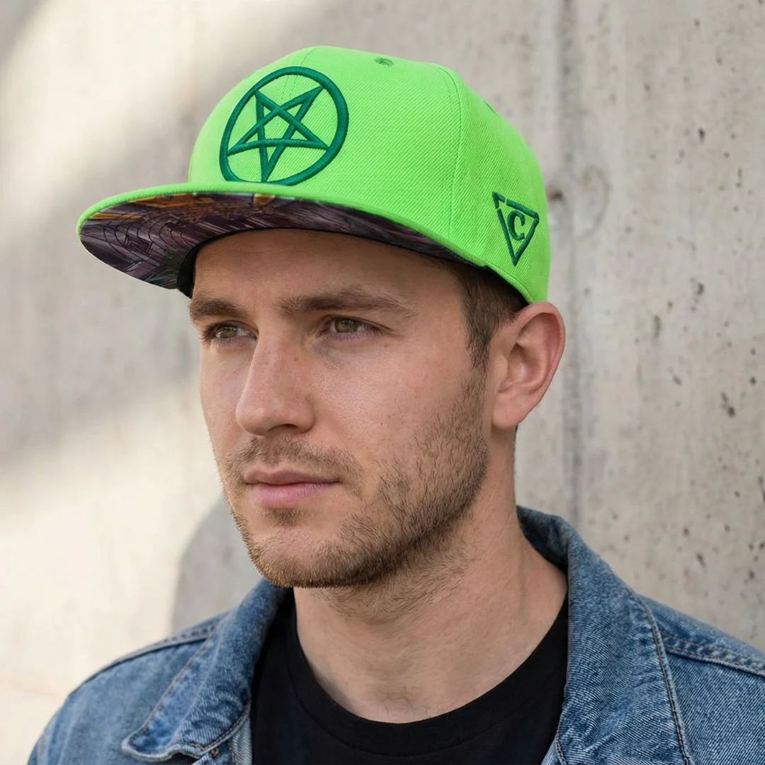 Cursed Mansion Snapback - Neon Green - Image 7