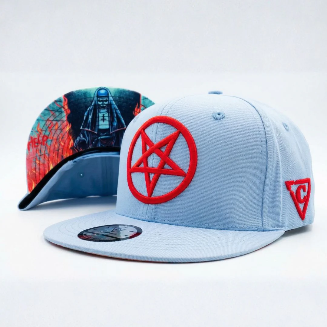 Cursed Nun Snapback - Light Grey - Image 11