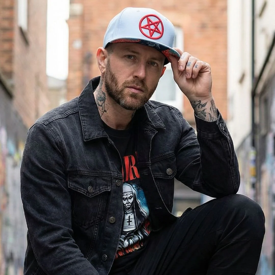 Cursed Nun Snapback - Light Grey - Image 8