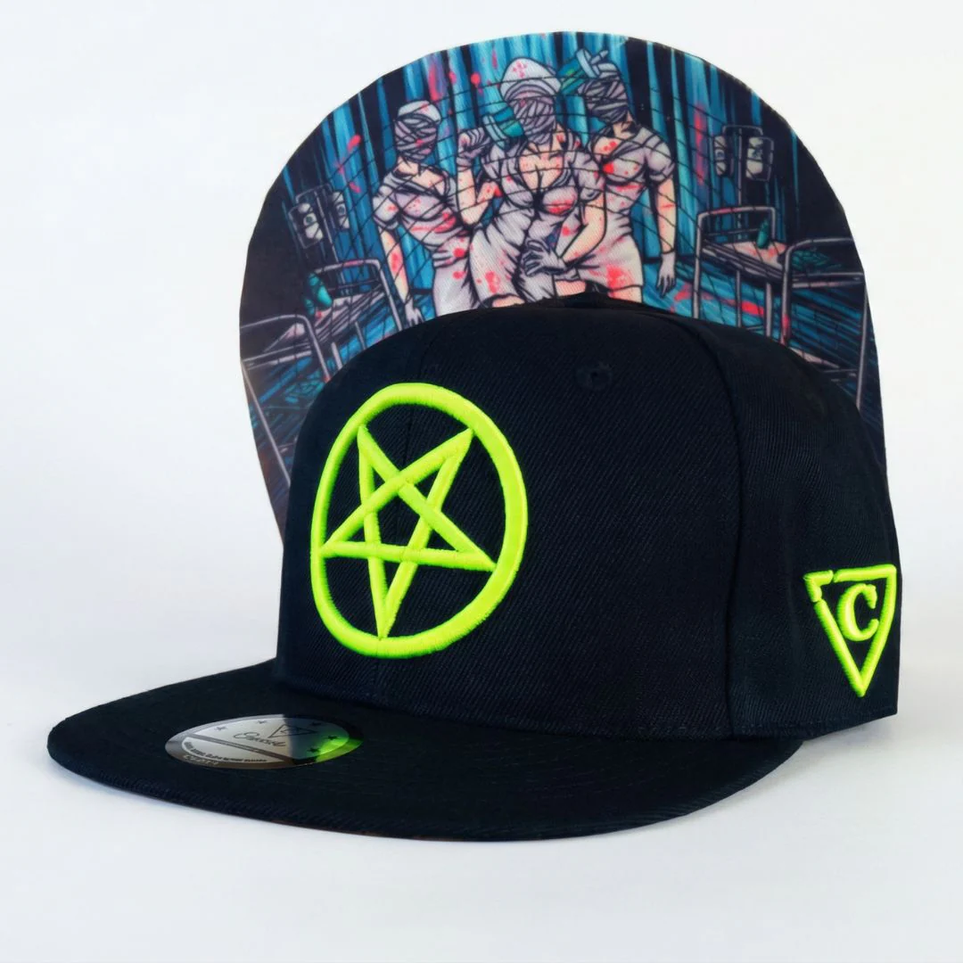 Cursed Nurse Snapback - Black - Image 10