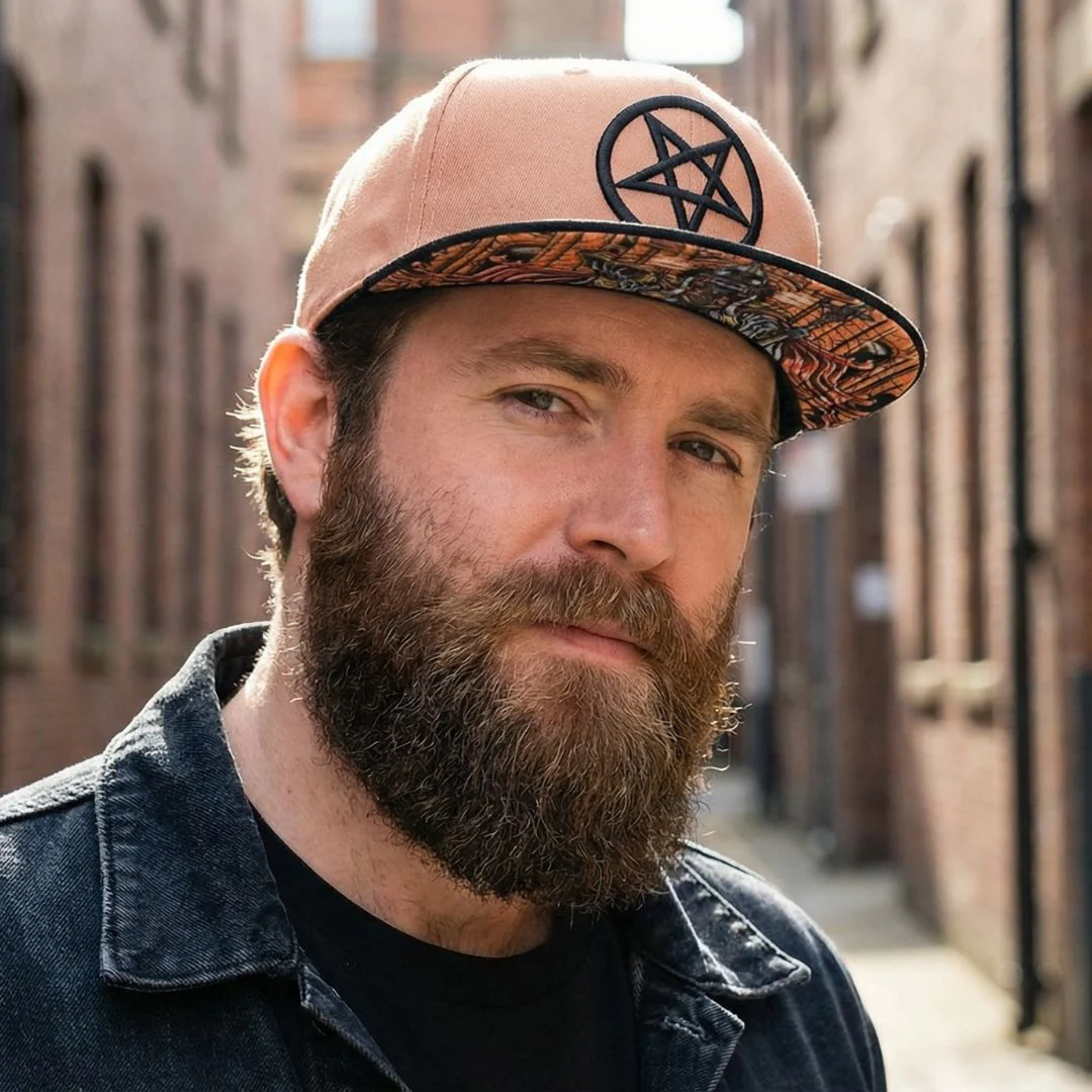 Cursed Priest Snapback - Light Brown - Image 6
