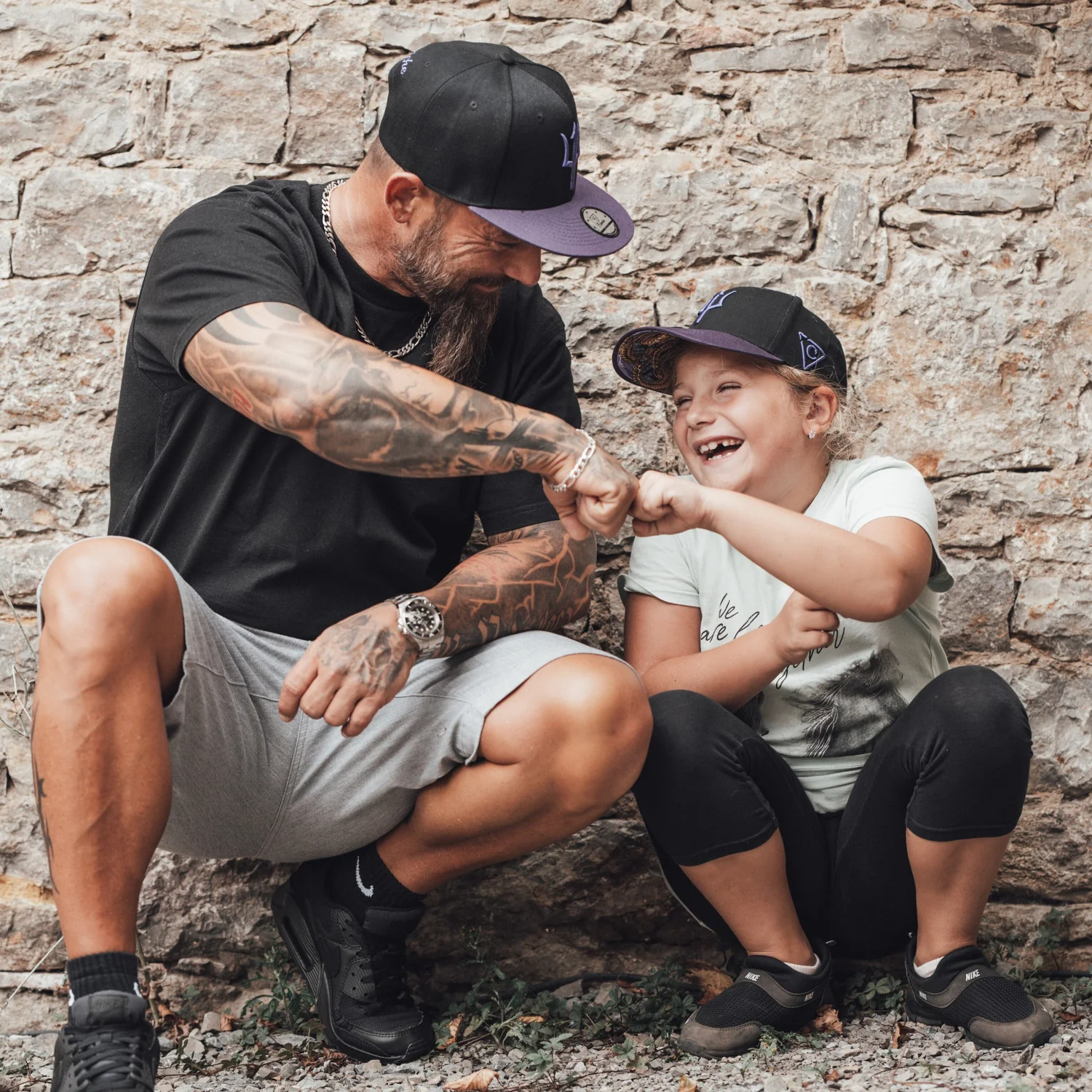 DAD&CHILD Set Hydra - Black/Purple - Image 3