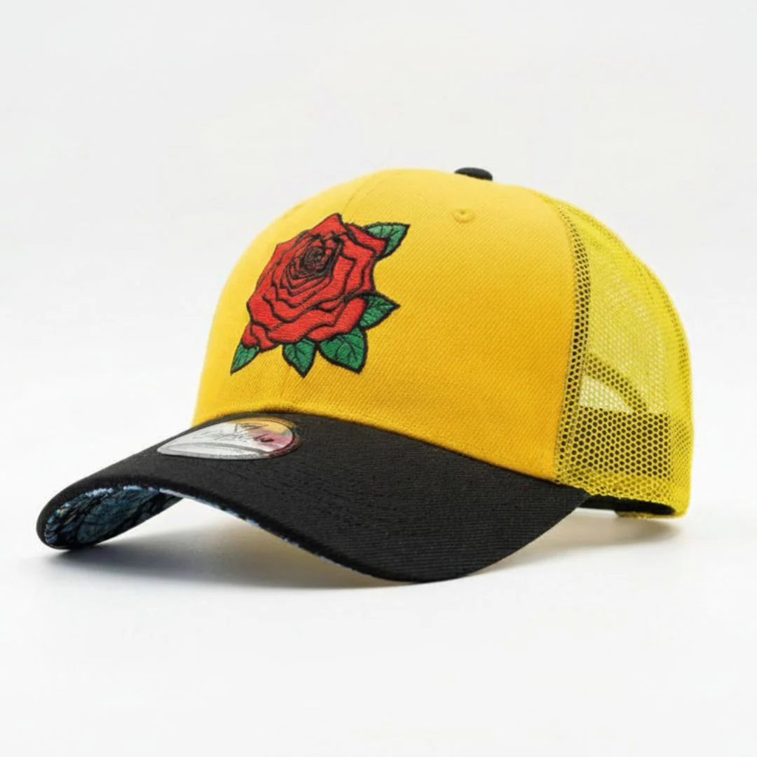 Day Of The Dead 2 Trucker Cap - Yellow - Image 4