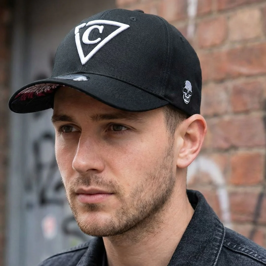 Dead Chief Curved Baseball Cap - Black - Image 13