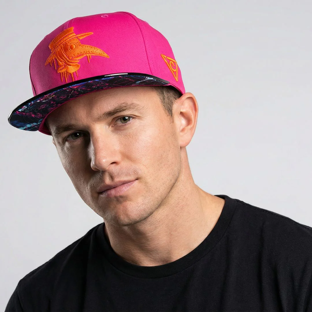 Death Plague Snapback - Ruby/Black Metallic - Image 5
