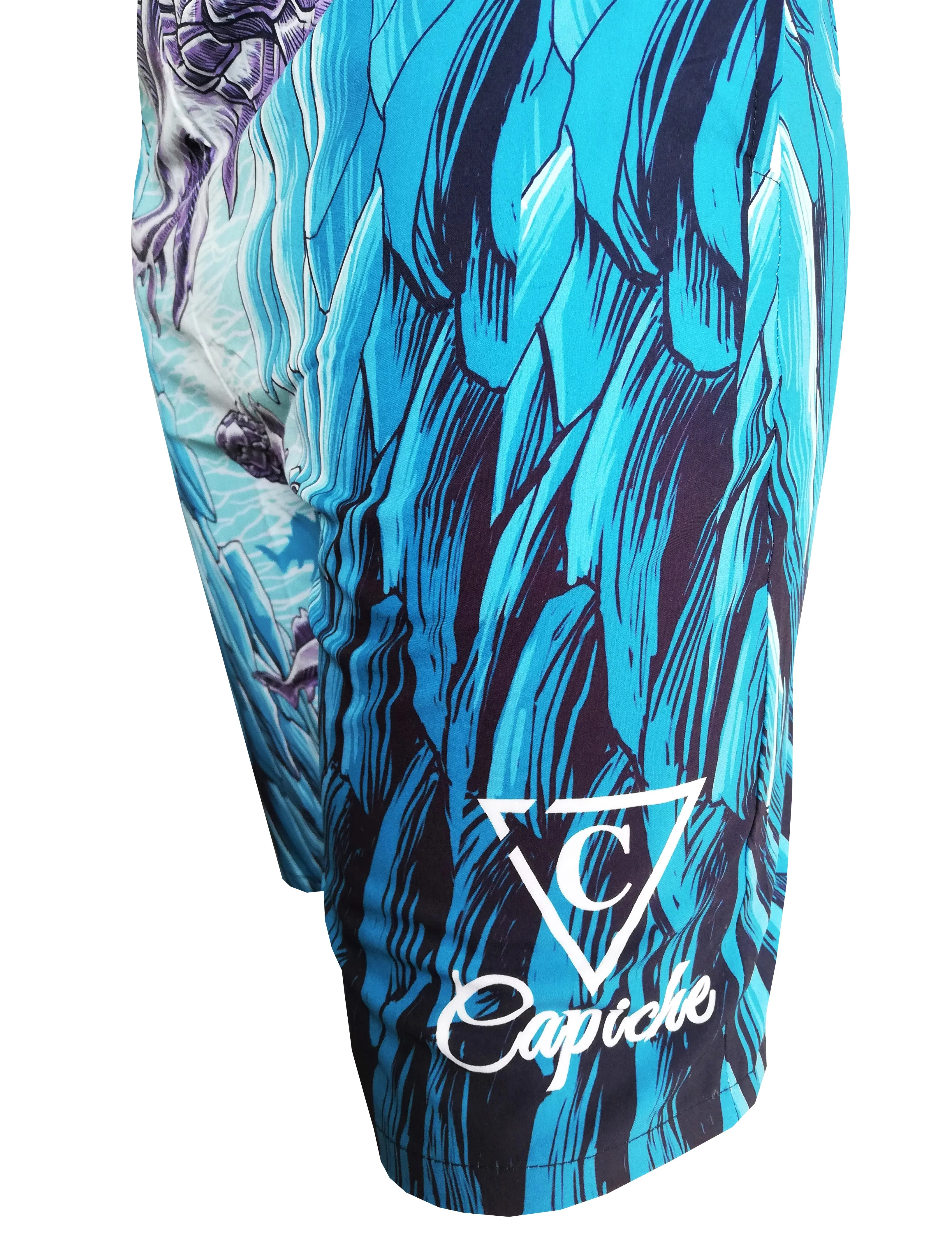 Dunkleosteus Swim Short - Blue - Image 5