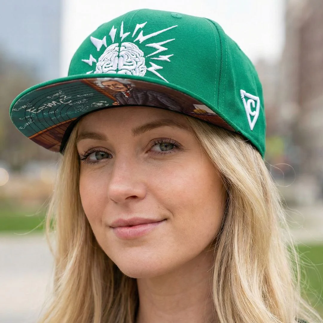 Einstein Snapback - Green - Image 6