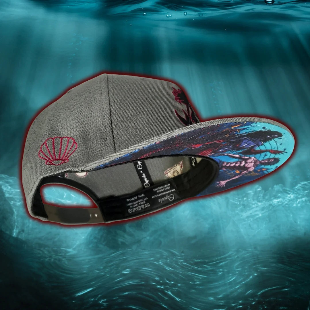 Evil Mermaid Snapback - Grey - Image 11