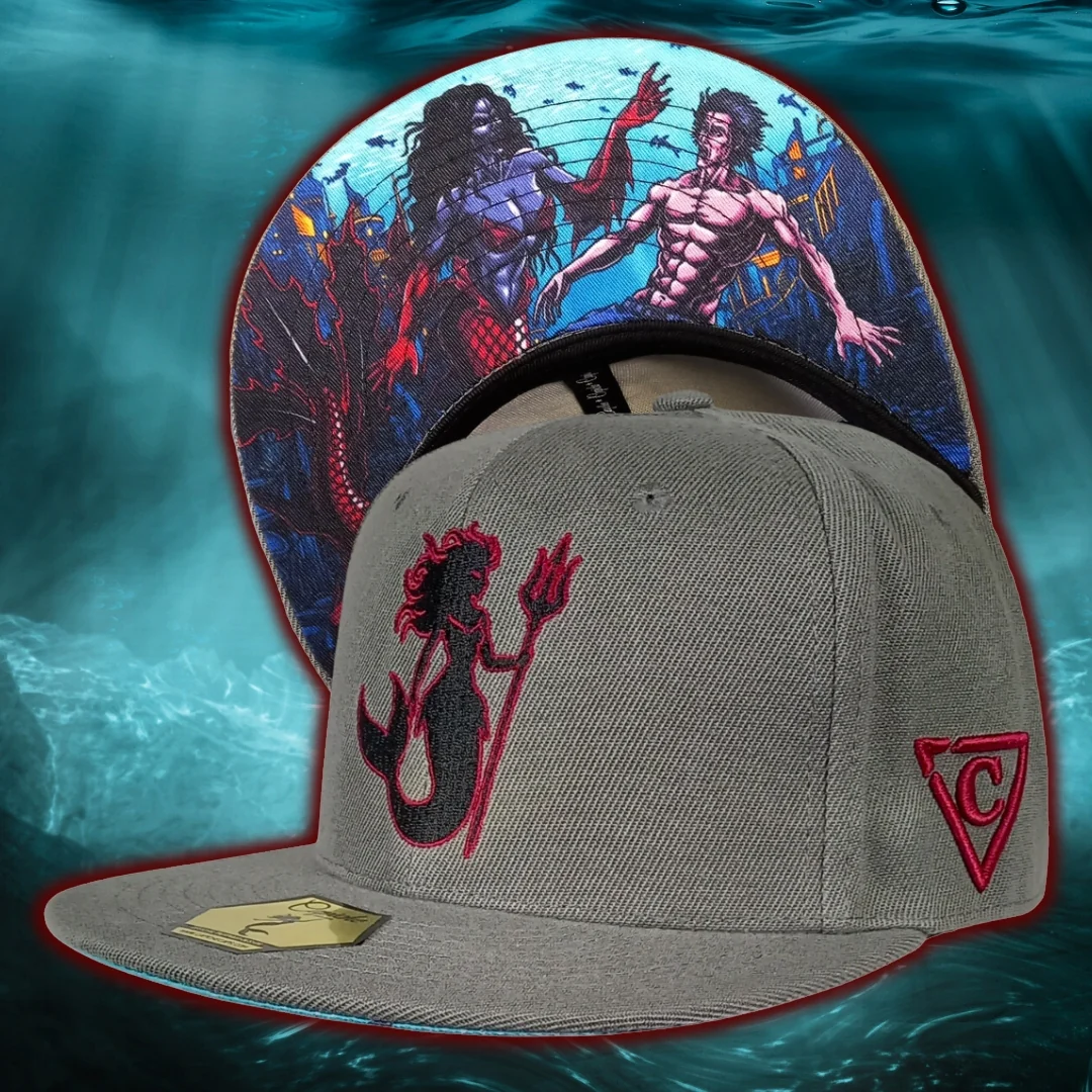 Evil Mermaid Snapback - Grey - Image 13