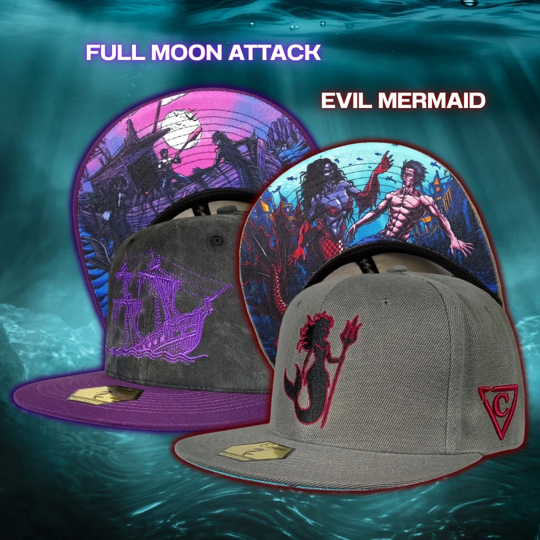 Evil Mermaid Snapback - Grey - Image 16