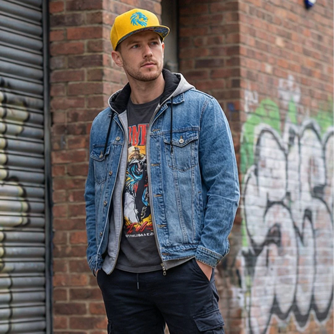 Fighting Lions Snapback - Yellow Suede - Image 3