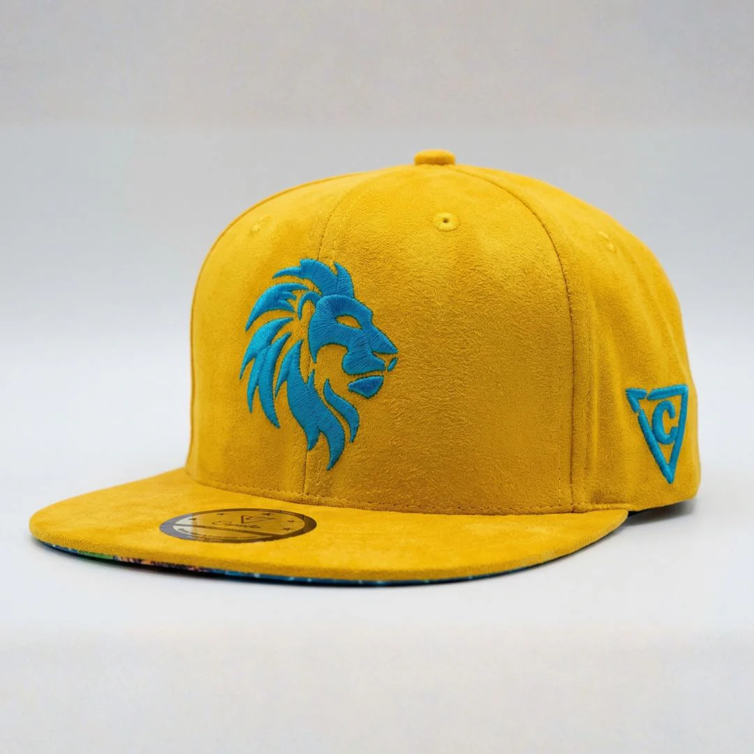 Fighting Lions Snapback - Yellow Suede - Image 4