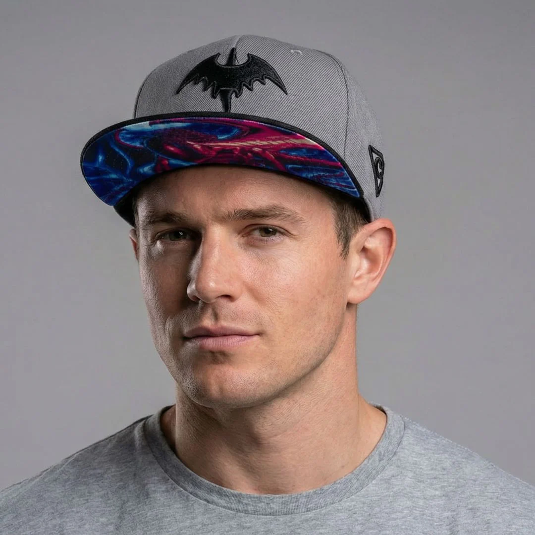Fire Dragon Snapback - Grey/Black - Image 10