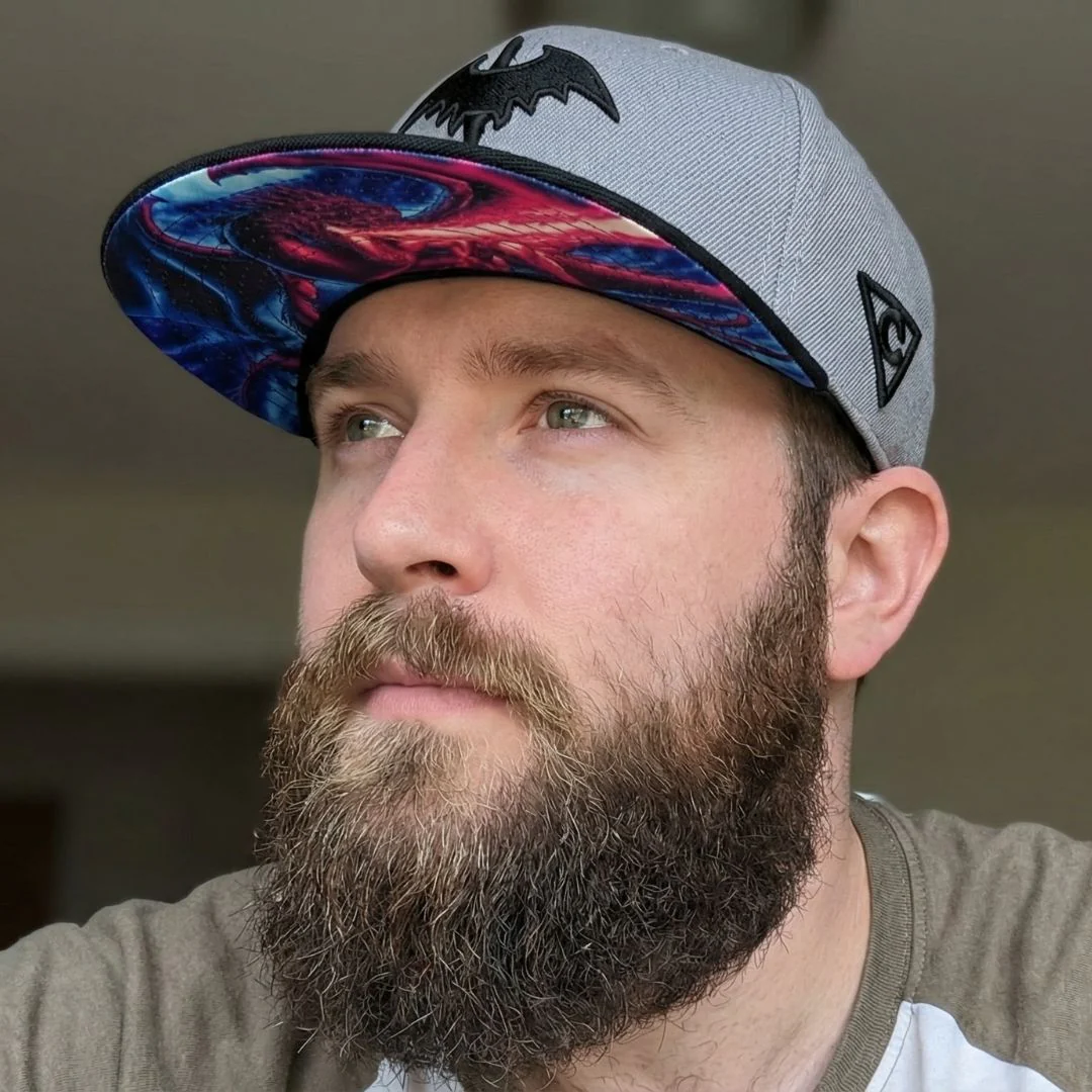 Fire Dragon Snapback - Grey/Black - Image 9