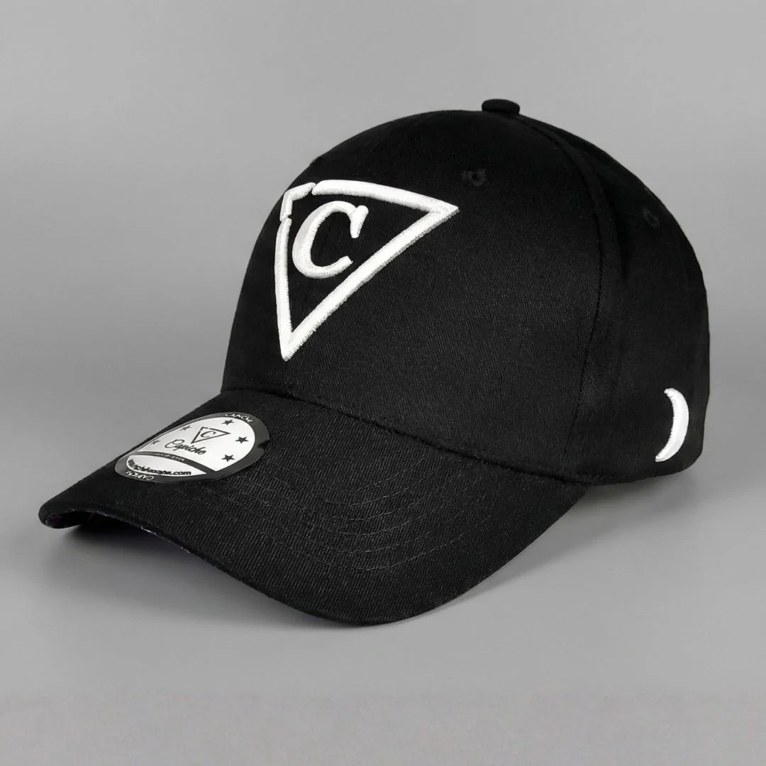 Focused Owl Curved Baseball Cap - Black - Image 9