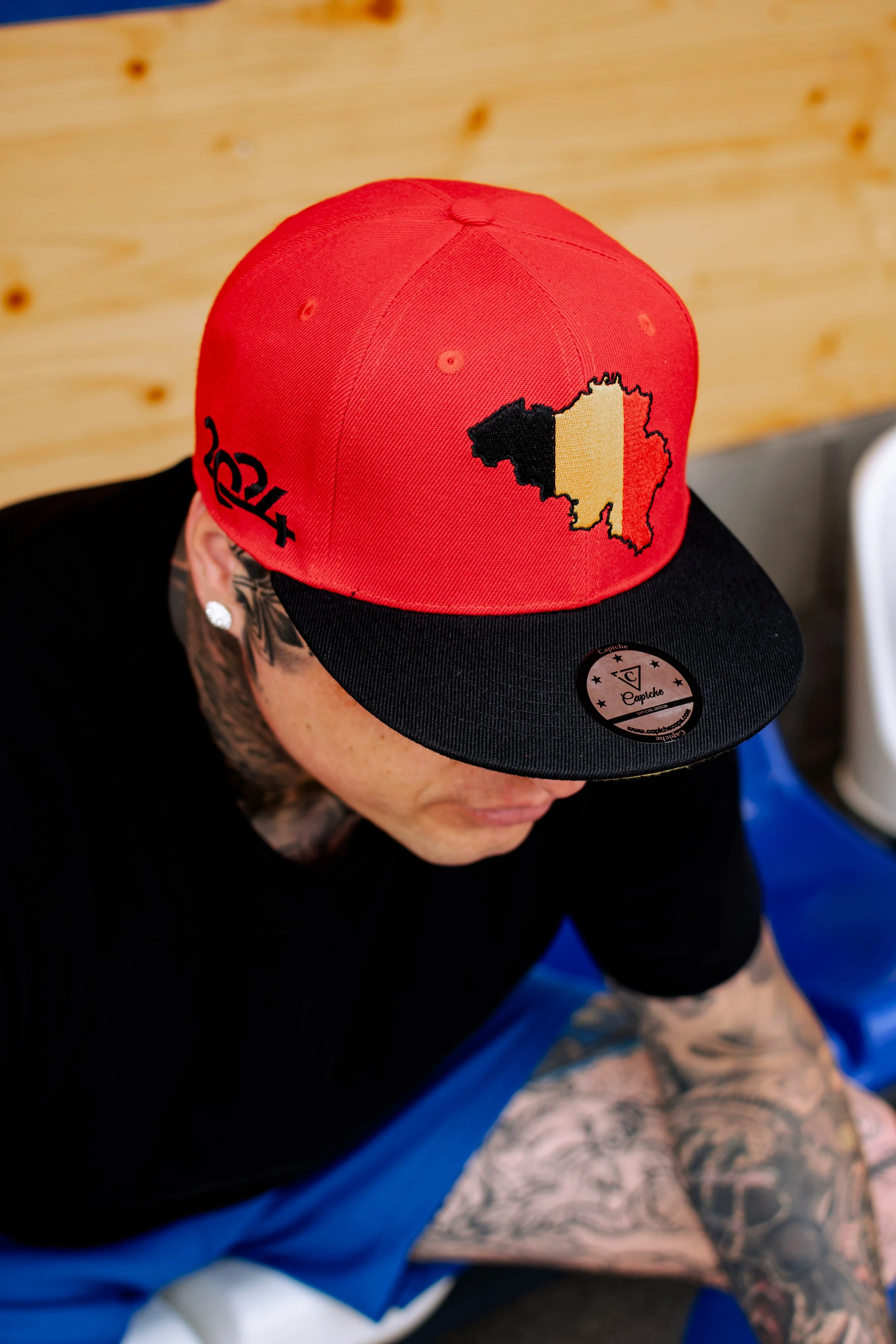 Football Championship Snapback - Belgium '24 - Image 4