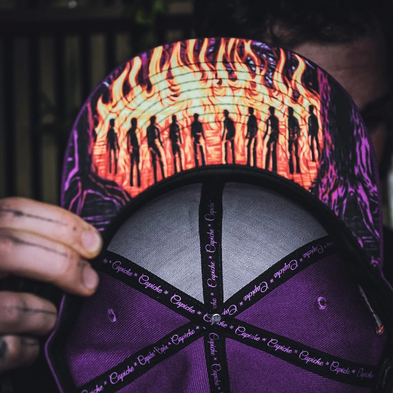 Forest Meeting Snapback - Purple - Image 5
