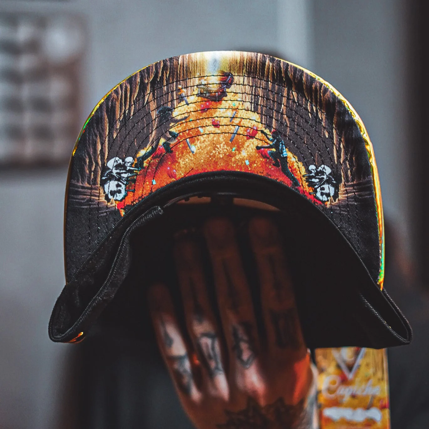 Go For Gold Snapback - Black/Gold - Image 3