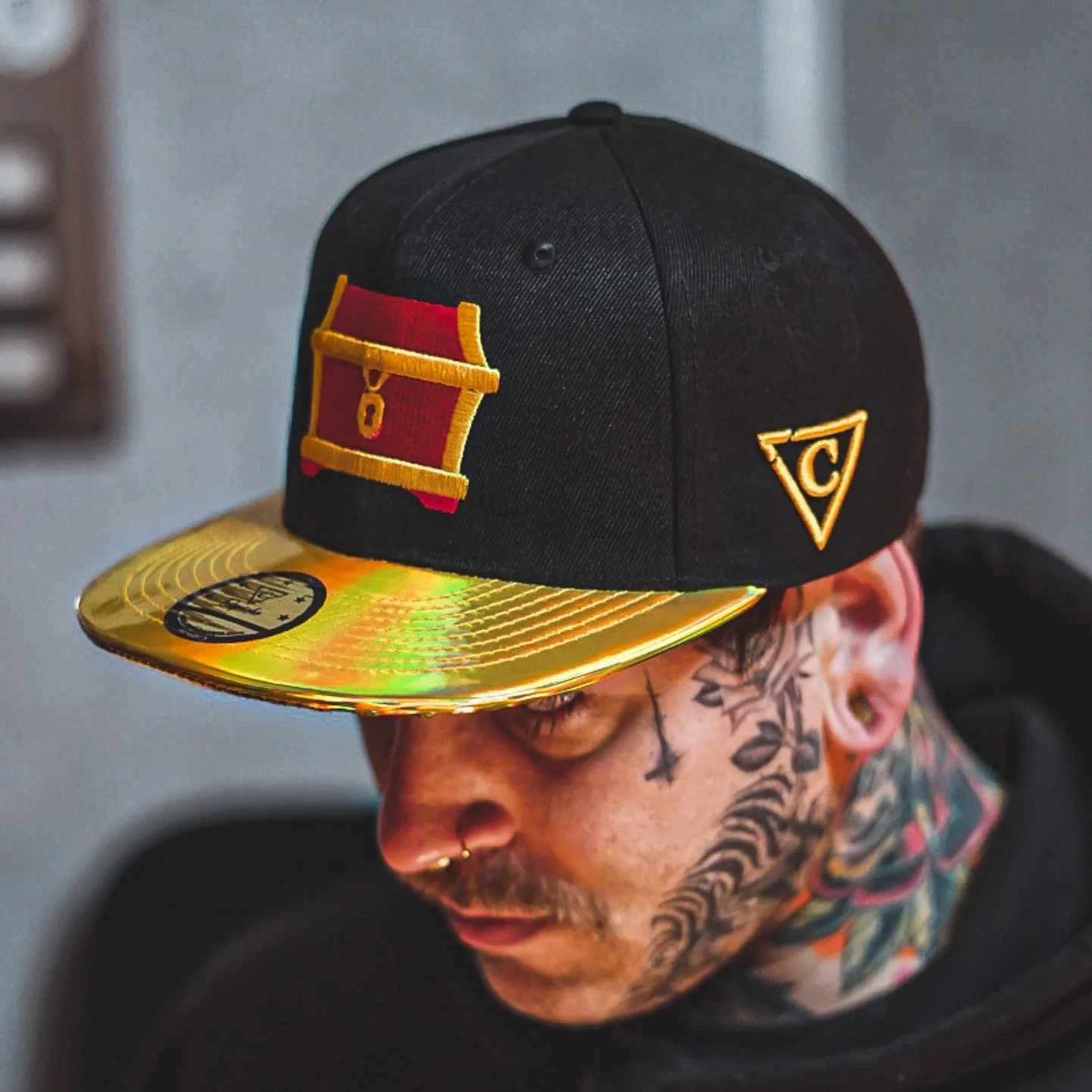 Go For Gold Snapback - Black/Gold - Image 6