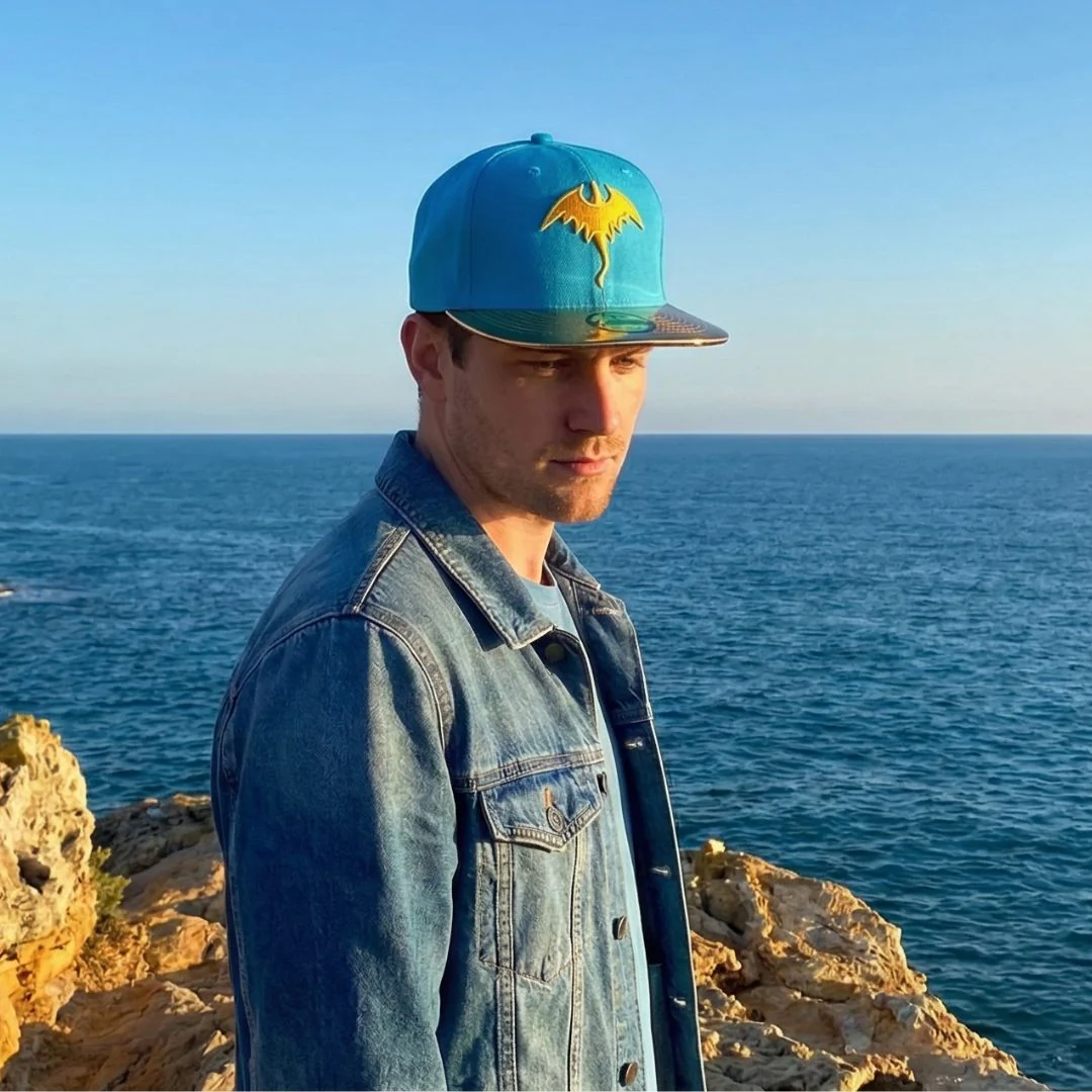 Golden Dragon Snapback - Blue/Gold - Image 9