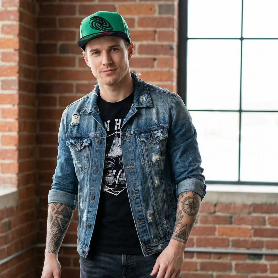 Green Galaxy Snapback - Image 4