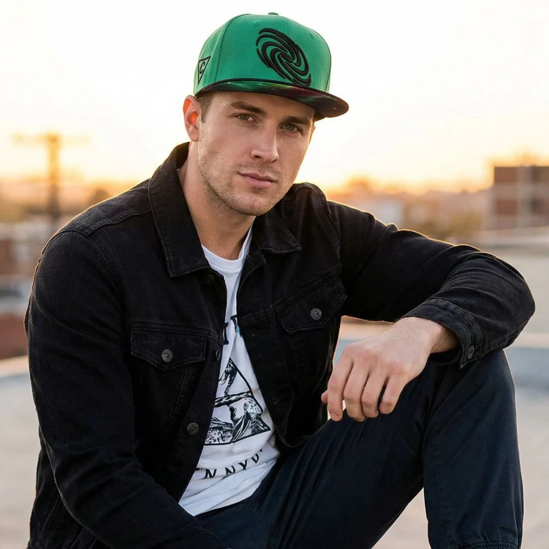 Green Galaxy Snapback - Image 7