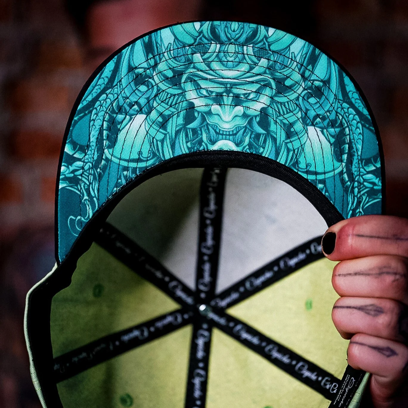 Green Samurai Snapback - COLOR-CHANGING - Image 5