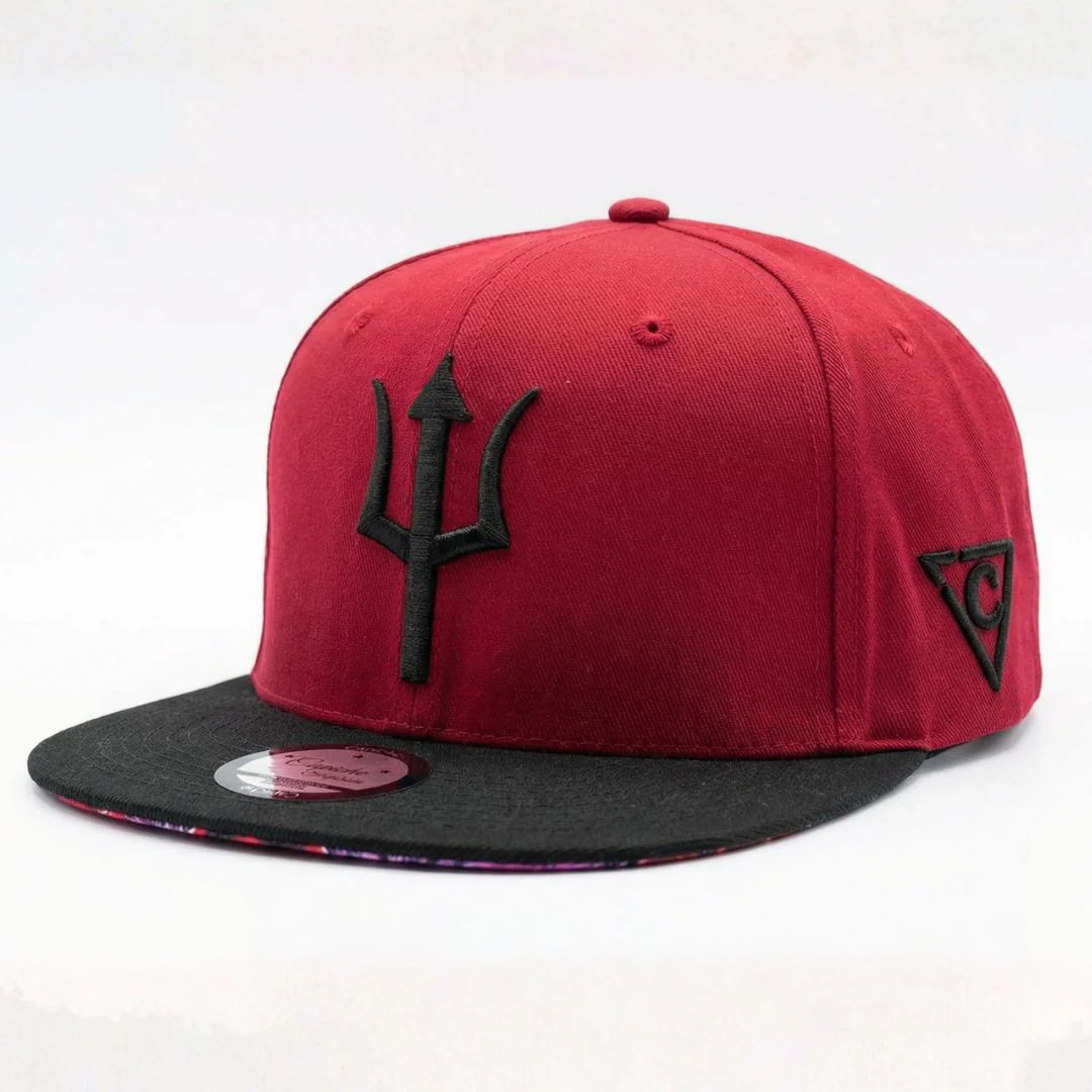 Griffin Snapback - Red/Black - Image 3