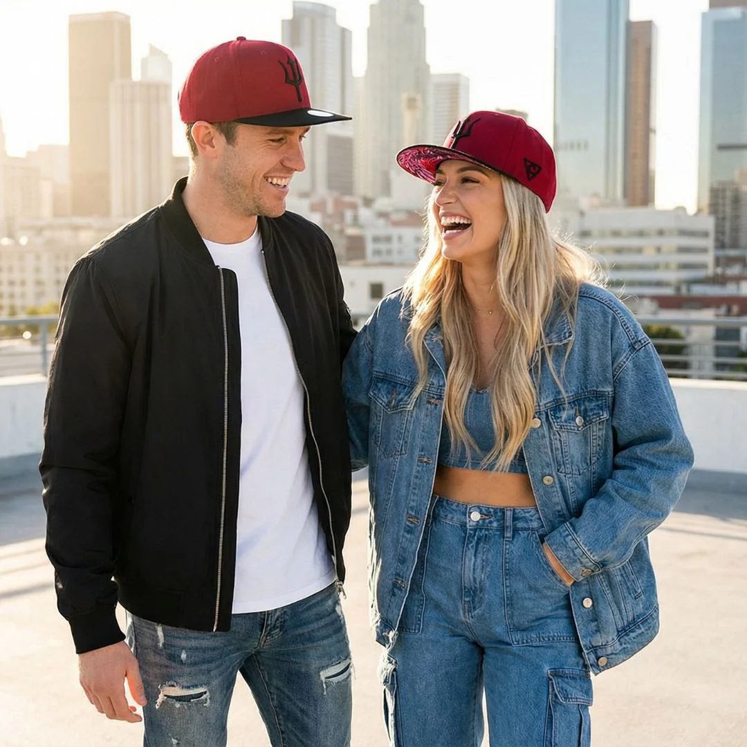 Griffin Snapback - Red/Black - Image 4
