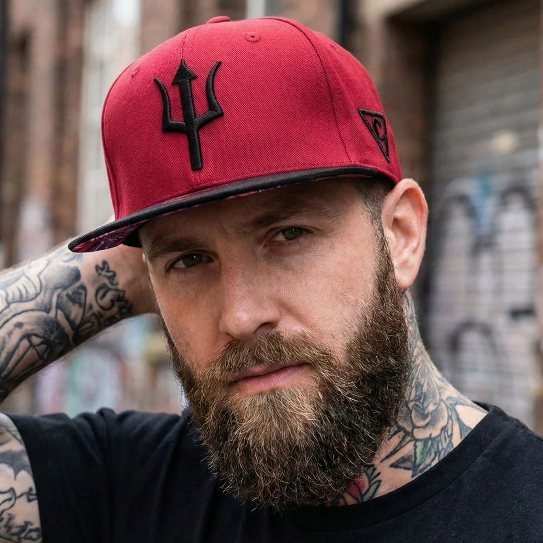 Griffin Snapback - Red/Black - Image 5