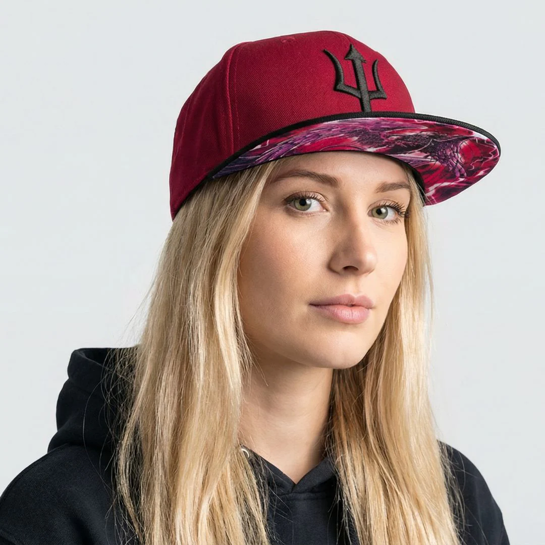 Griffin Snapback - Red/Black - Image 6