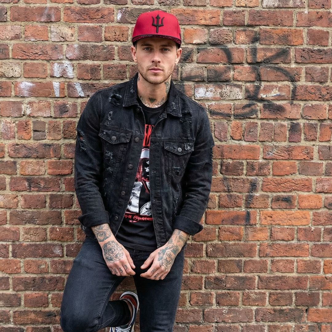 Griffin Snapback - Red/Black - Image 9