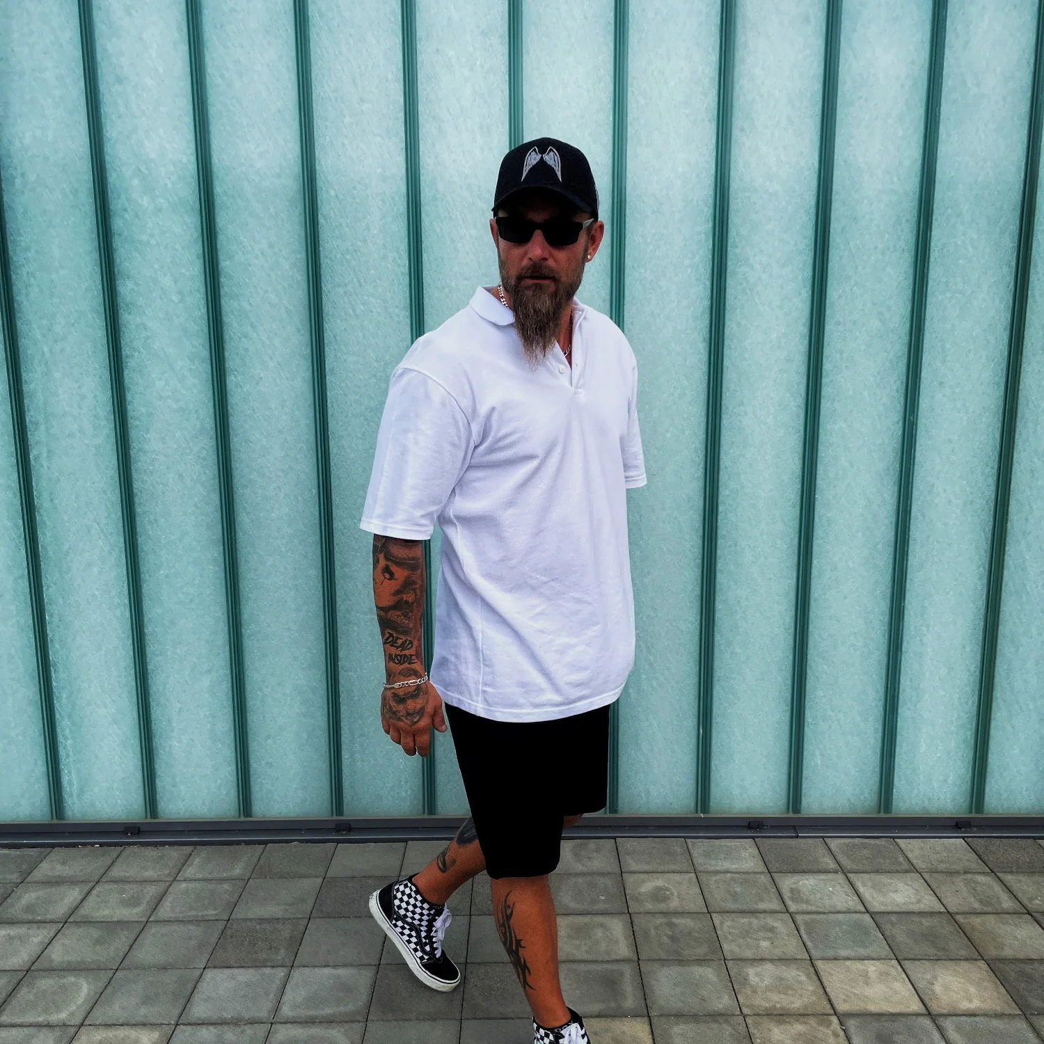 Grim Curved Cap - Black - Image 3