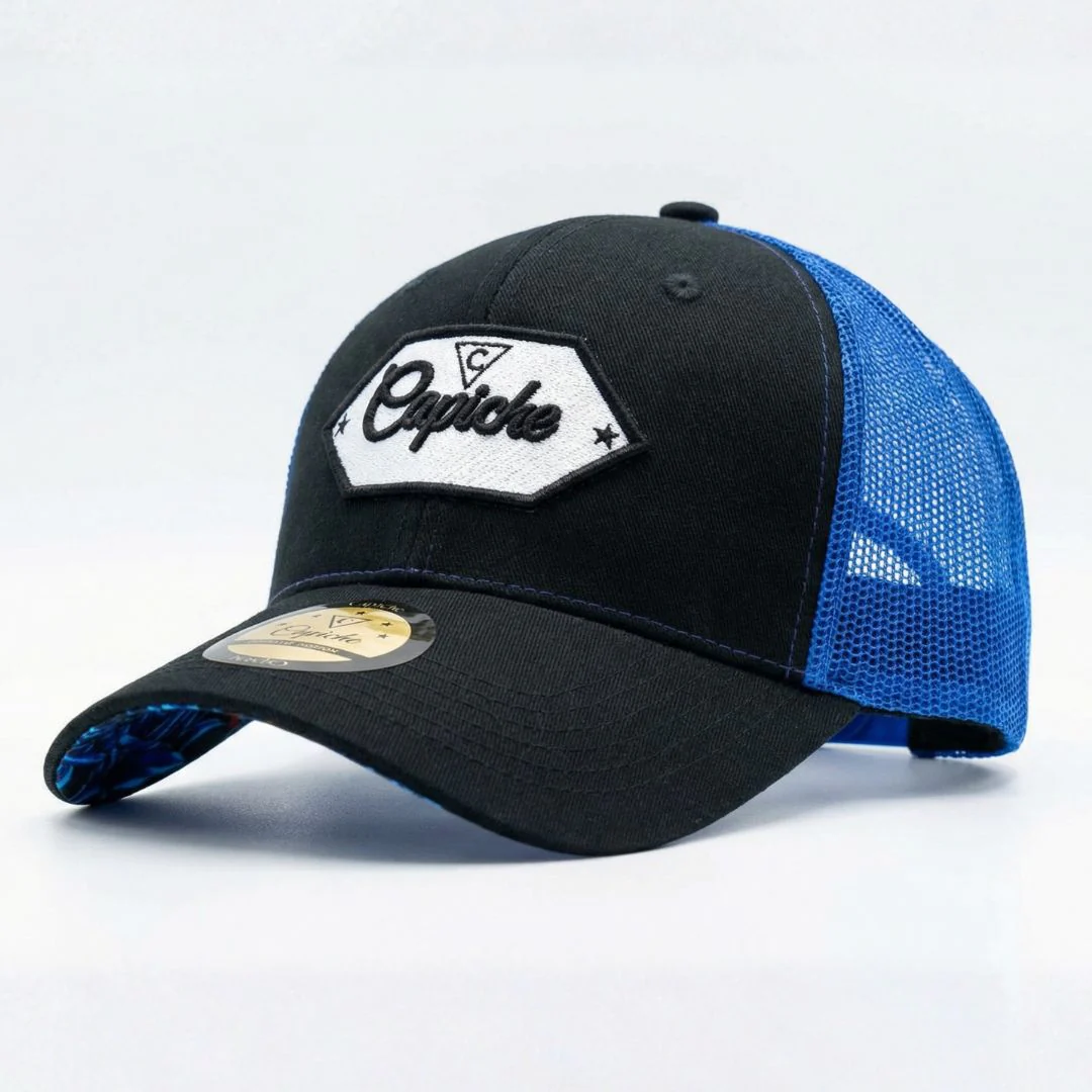 Hidden Lady Trucker Cap - Blue/Black - Image 3