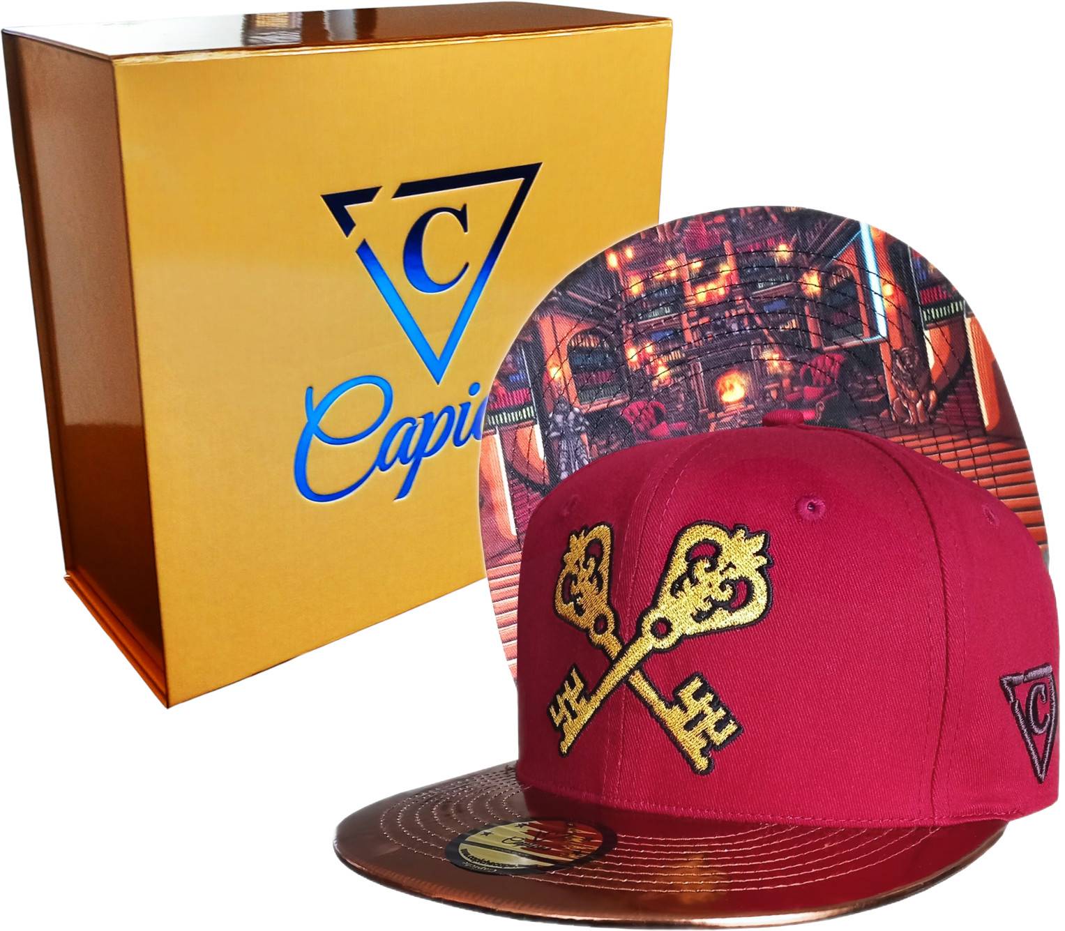 Hidden Room Snapback Child Size - Dark Red/Brown Metallic - Image 3