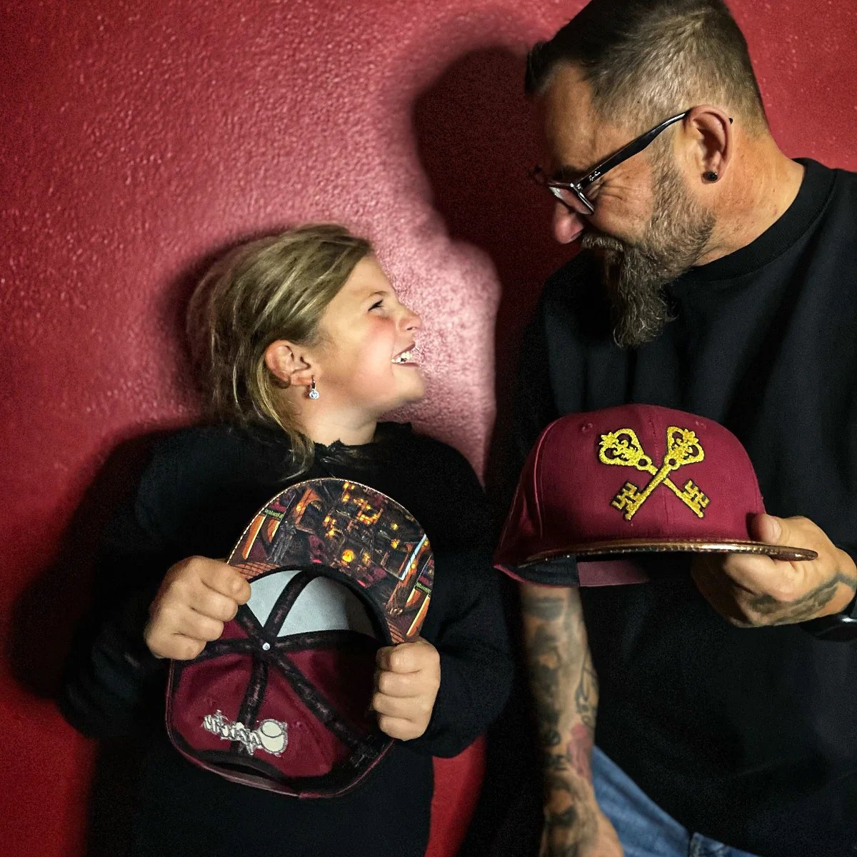 Hidden Room Snapback - Dark Red/Brown Metallic - Image 8