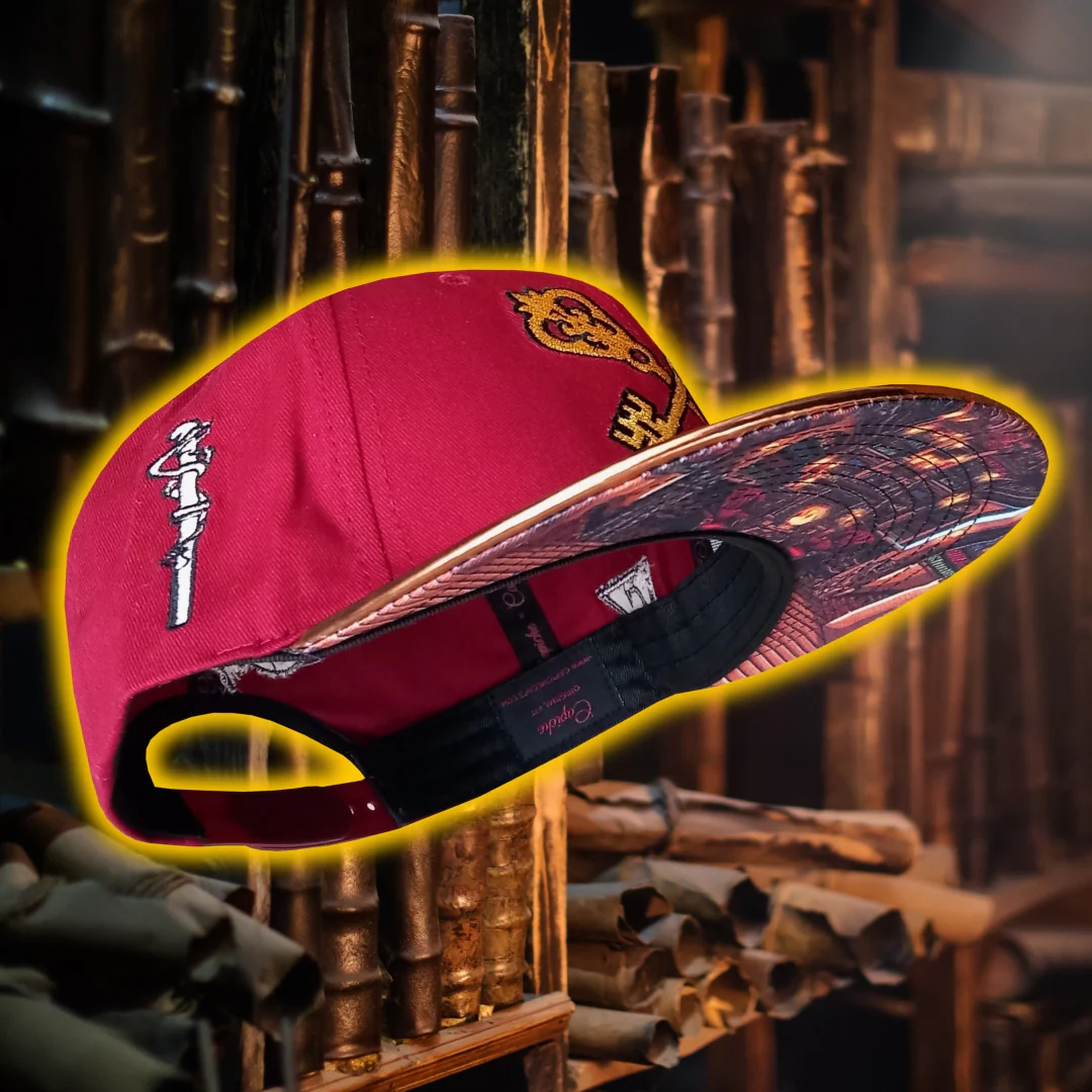 Hidden Room Snapback - Dark Red/Brown Metallic - Image 11