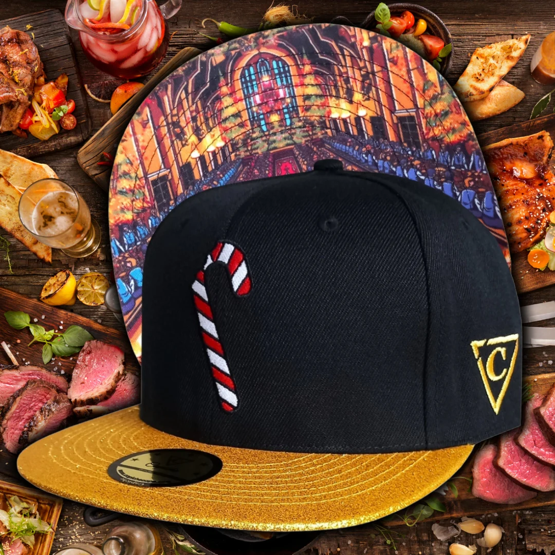 Holiday Feast Snapback - Black/Gold Glitter - Image 20