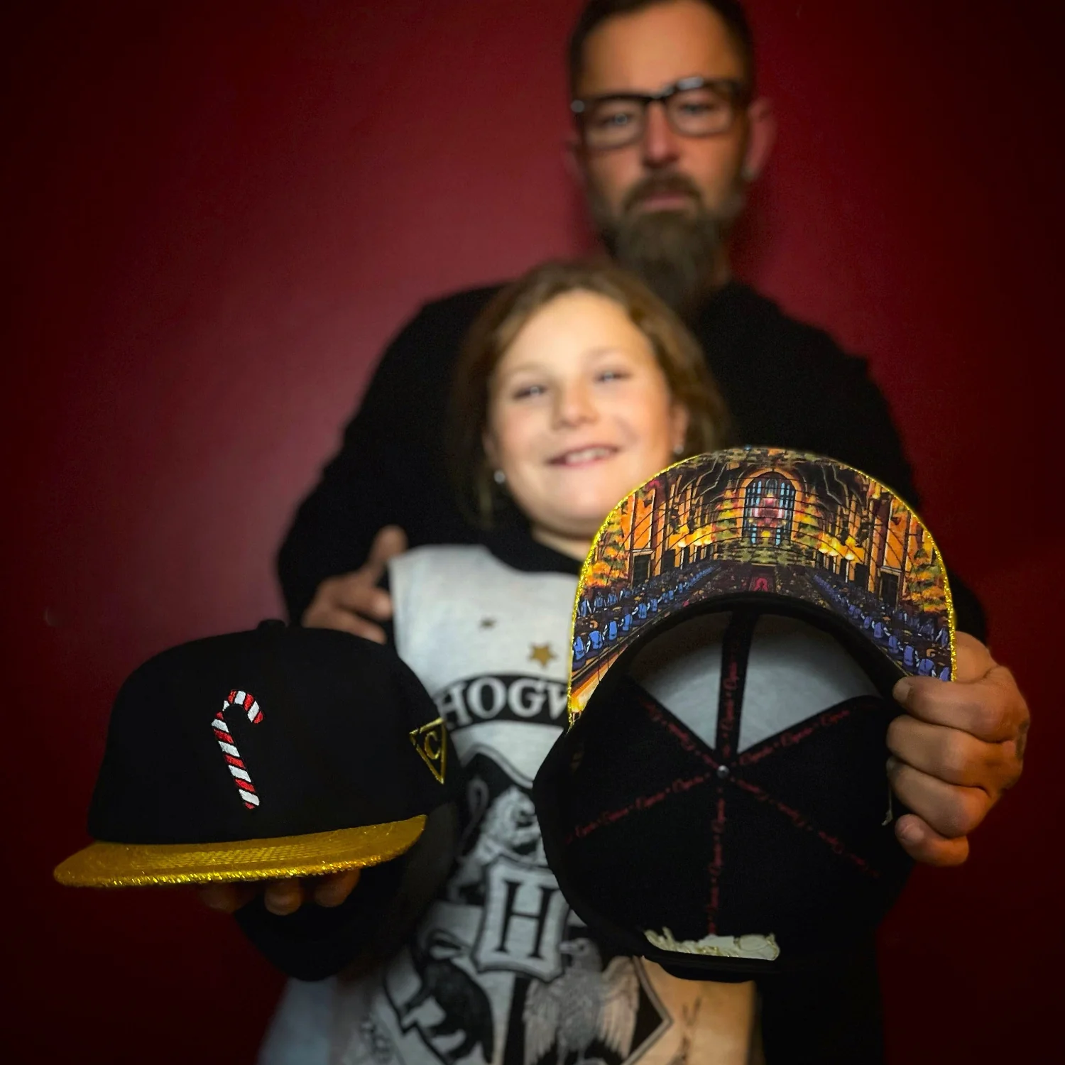 Holiday Feast Snapback - Black/Gold Glitter - Image 9