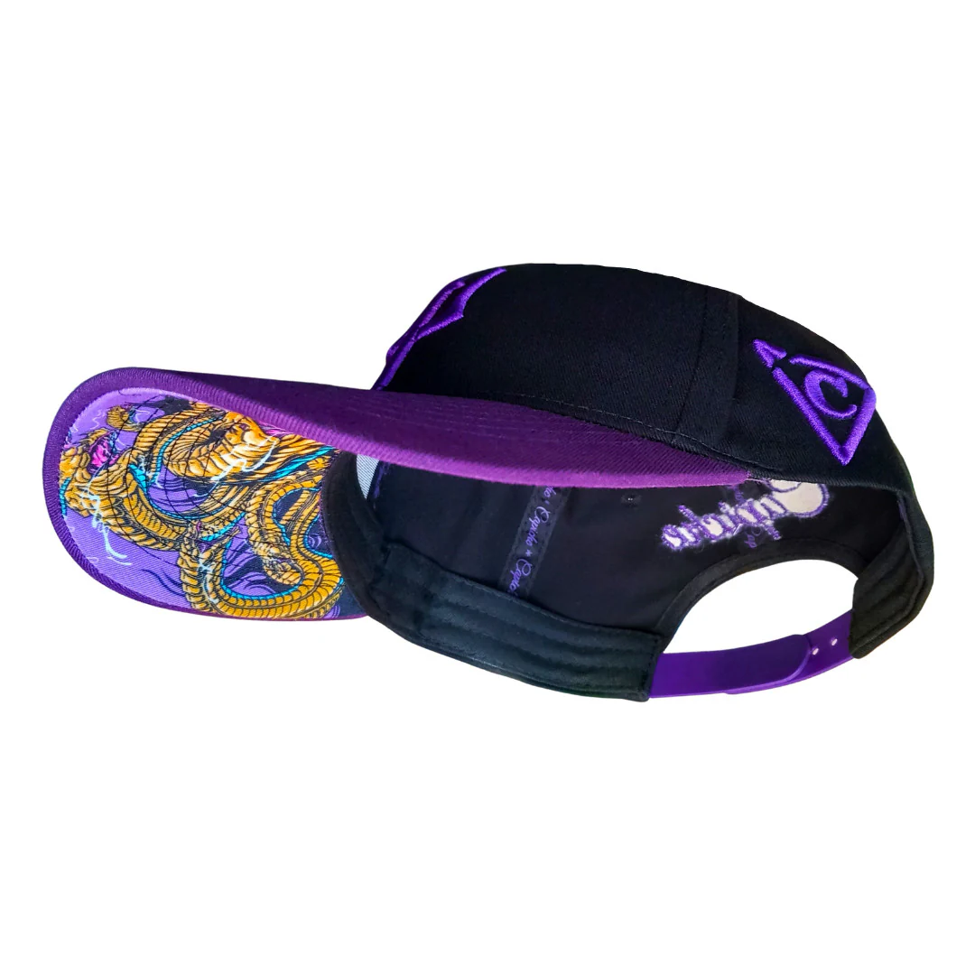 Hydra Curved Cap Child Size - Black/Purple - Image 10