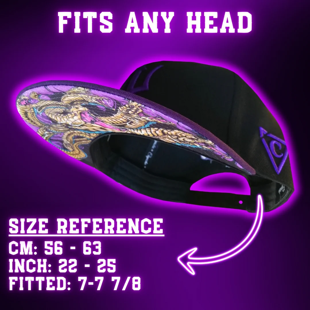 Hydra Snapback - Black/Purple - Image 10