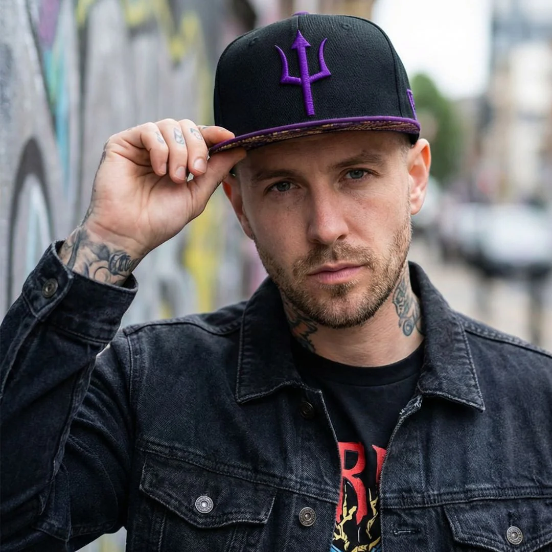 Hydra Snapback - Black/Purple - Image 4