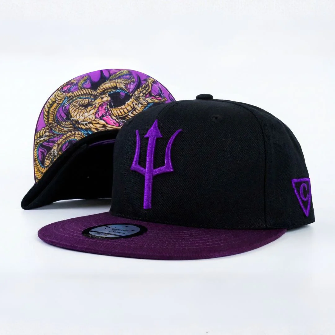Hydra Snapback - Black/Purple - Image 6