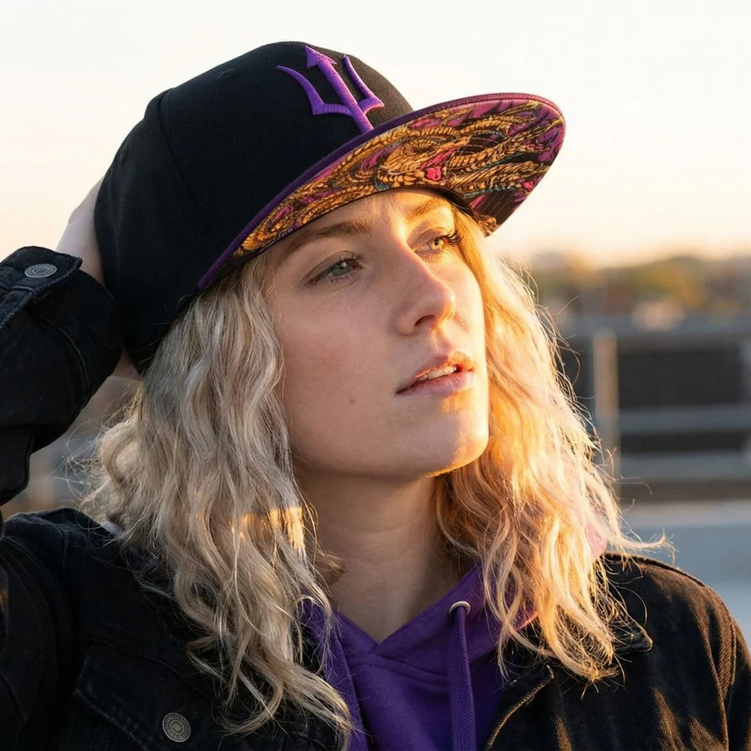 Hydra Snapback - Black/Purple - Image 9