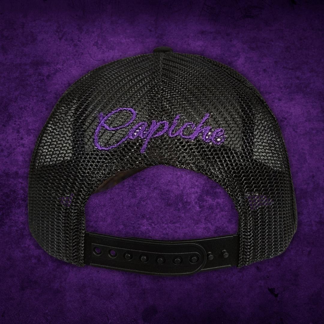 Hydra Trucker Cap - Black/Purple - Image 6