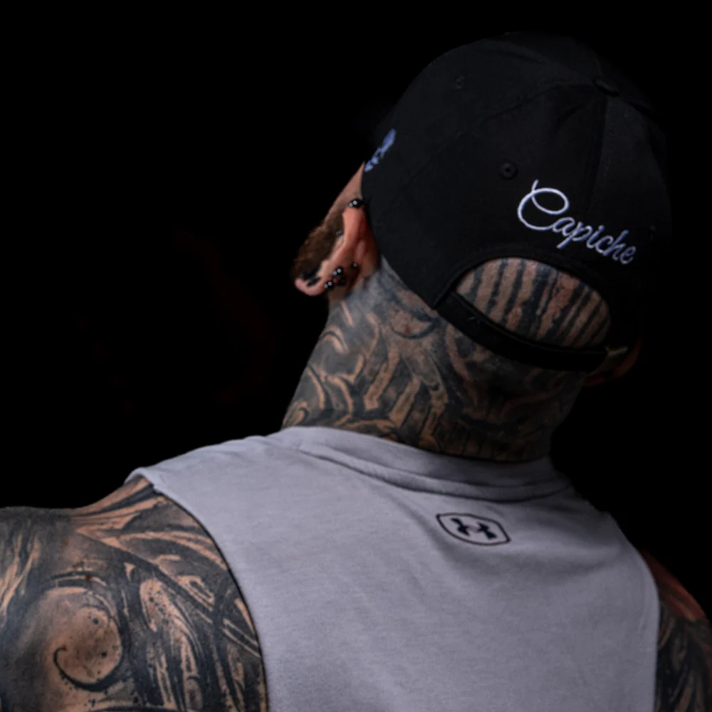 Immortal Horse Curved Baseball Cap - Black - Image 12