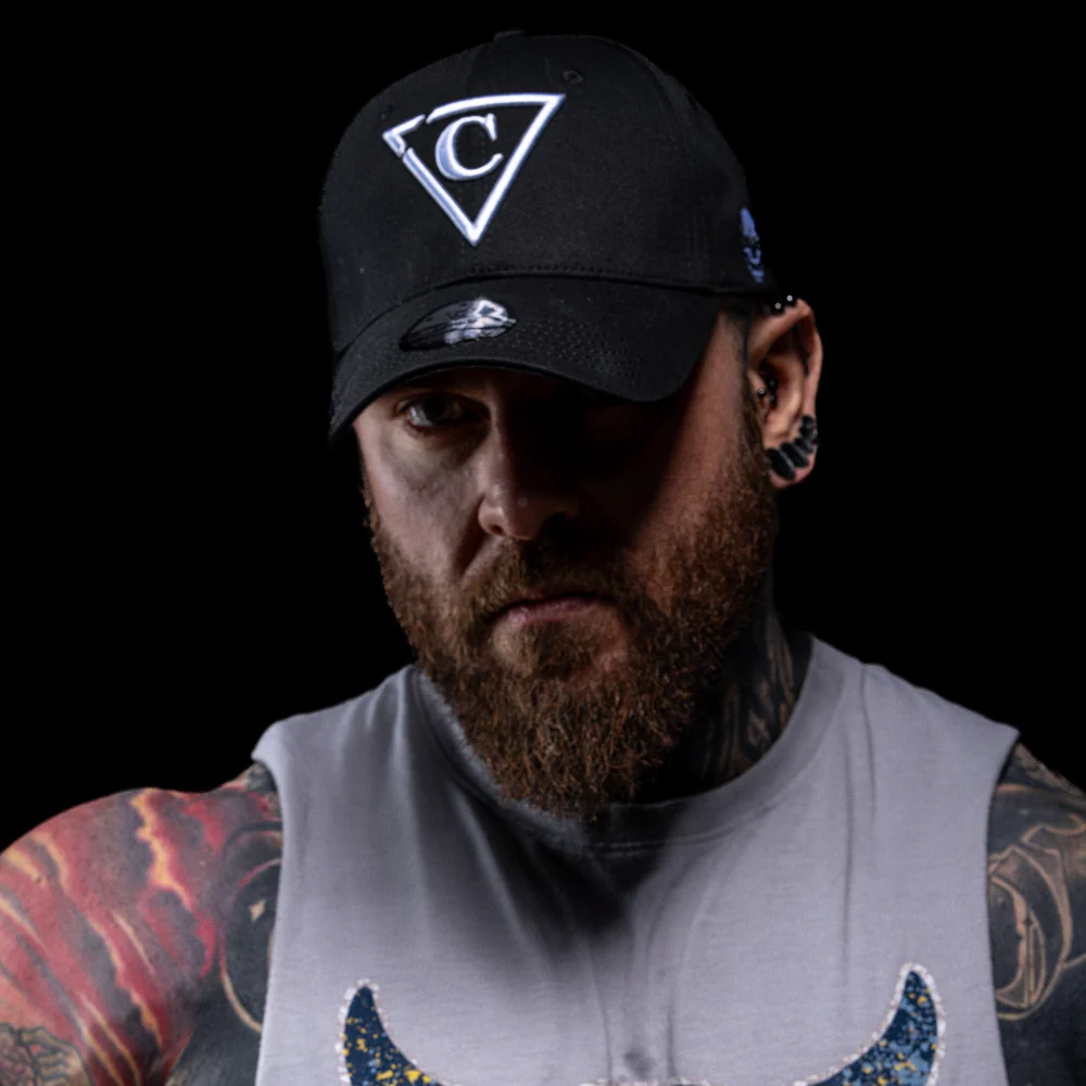 Immortal Horse Curved Baseball Cap - Black - Image 9