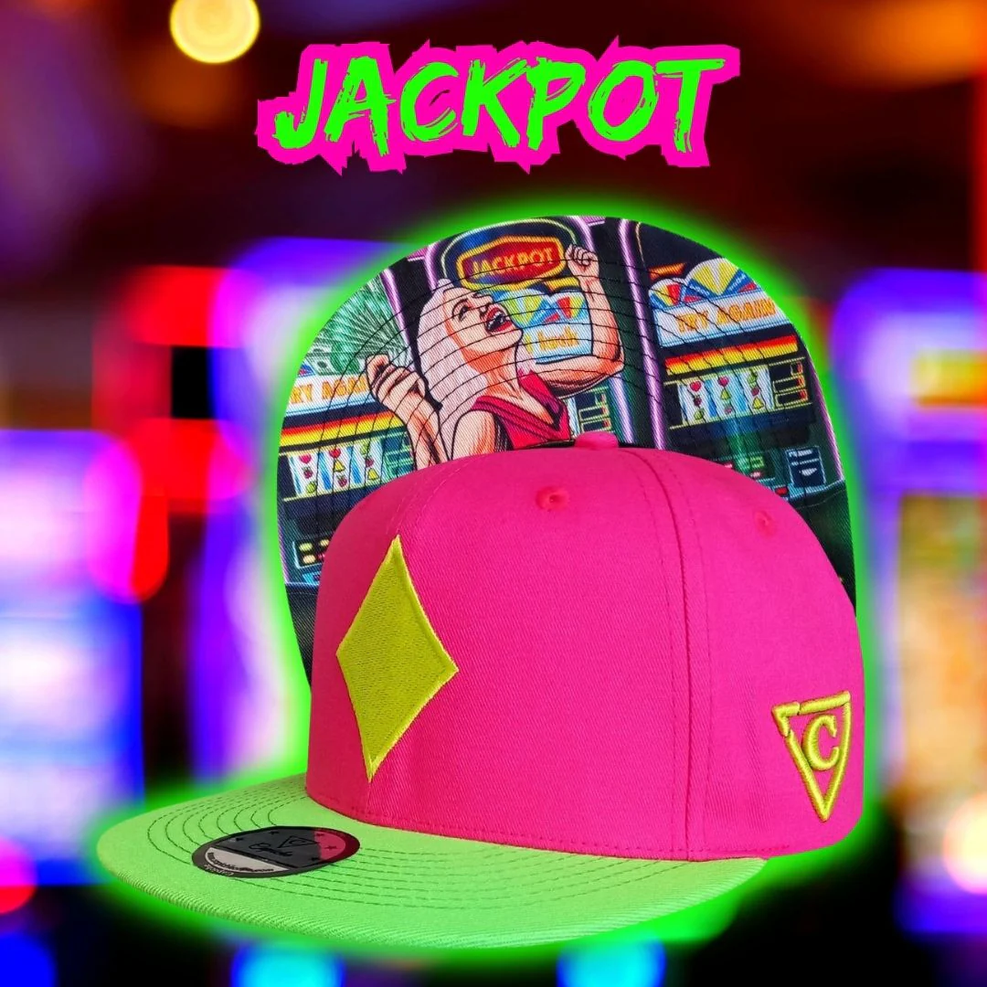 Jackpot Snapback - Neon Green/Neon Pink - Image 5