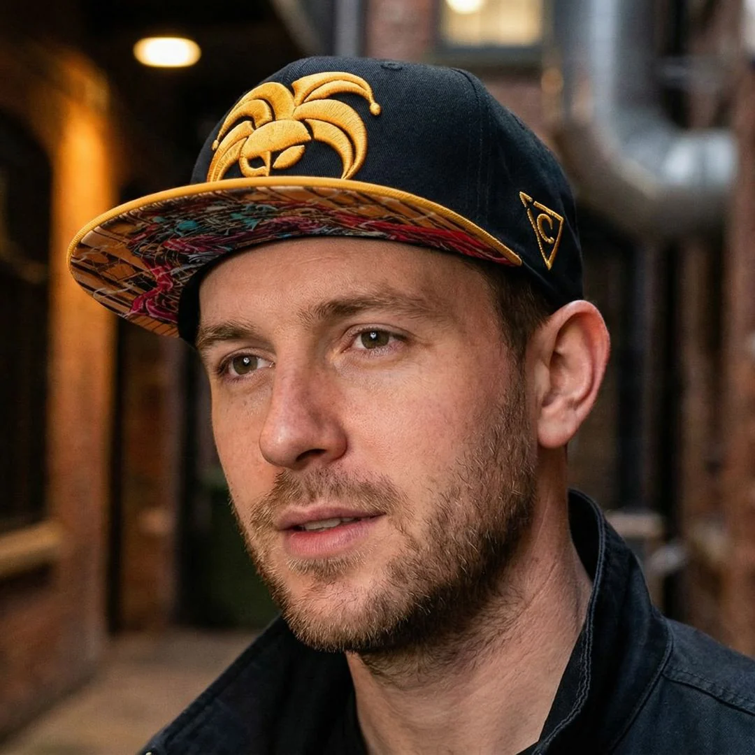 King Clown Snapback - Deep Blue/Yellow - Image 4