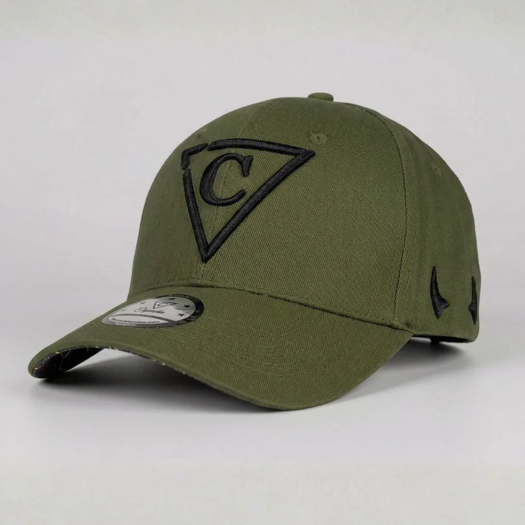 Lucifer Curved Baseball Cap - Green - Image 3